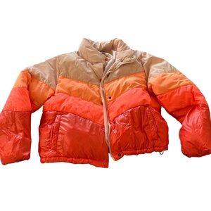 Kids Colorful Puffer Jacket
